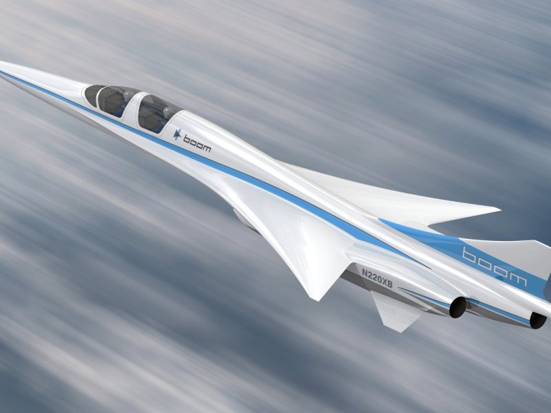 Eine Illustration des neuen Überschall-Jets.