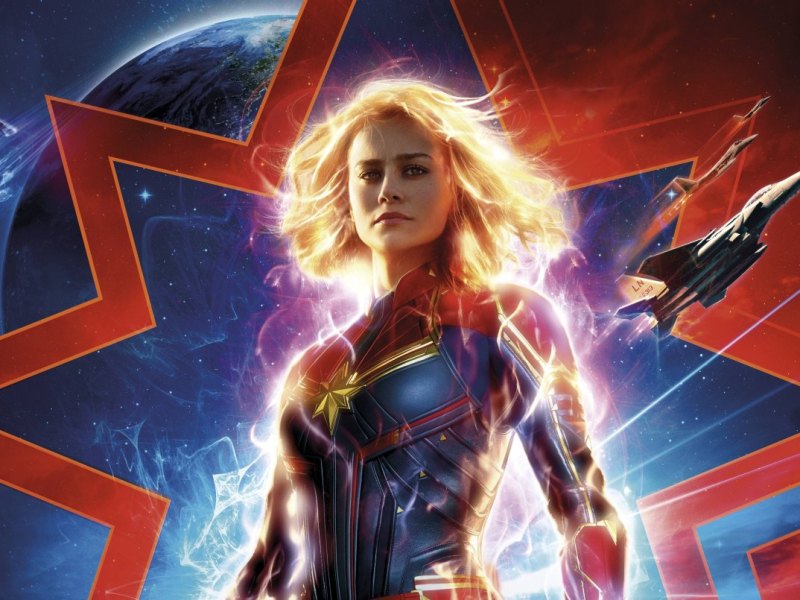 "Captain Marvel" (2019) Artwork