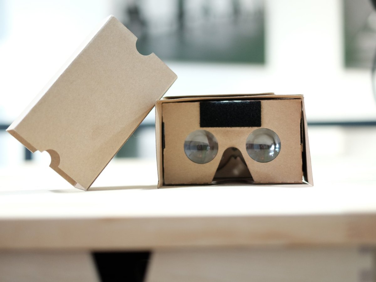 Google Cardboard VR Brille.