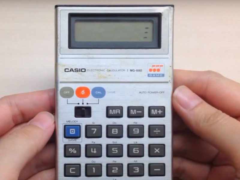 Der Casio MG-880.