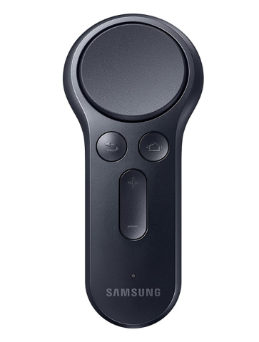 Zur VR-Brille von Samsung passt auch dieser praktische Controller.