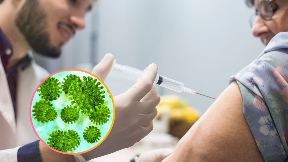 Arzt verabreicht eine Impfung