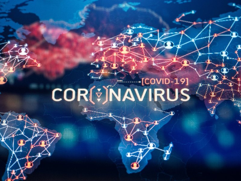 Coronavirus-Karte