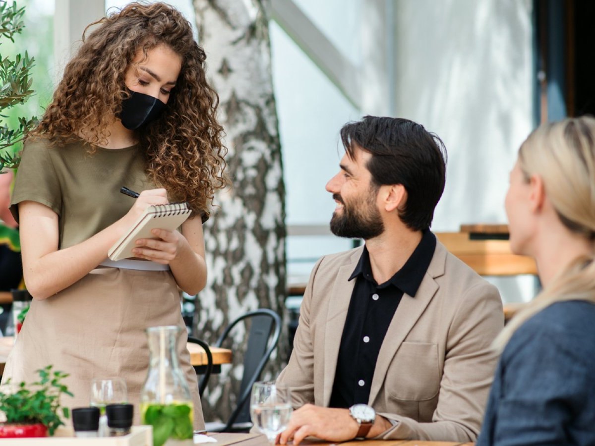 Menschen im Restaurant