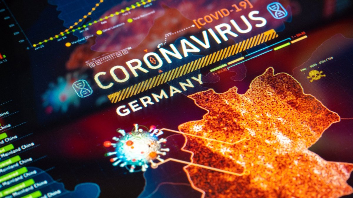 Coronavirus und Deutschlandkarte