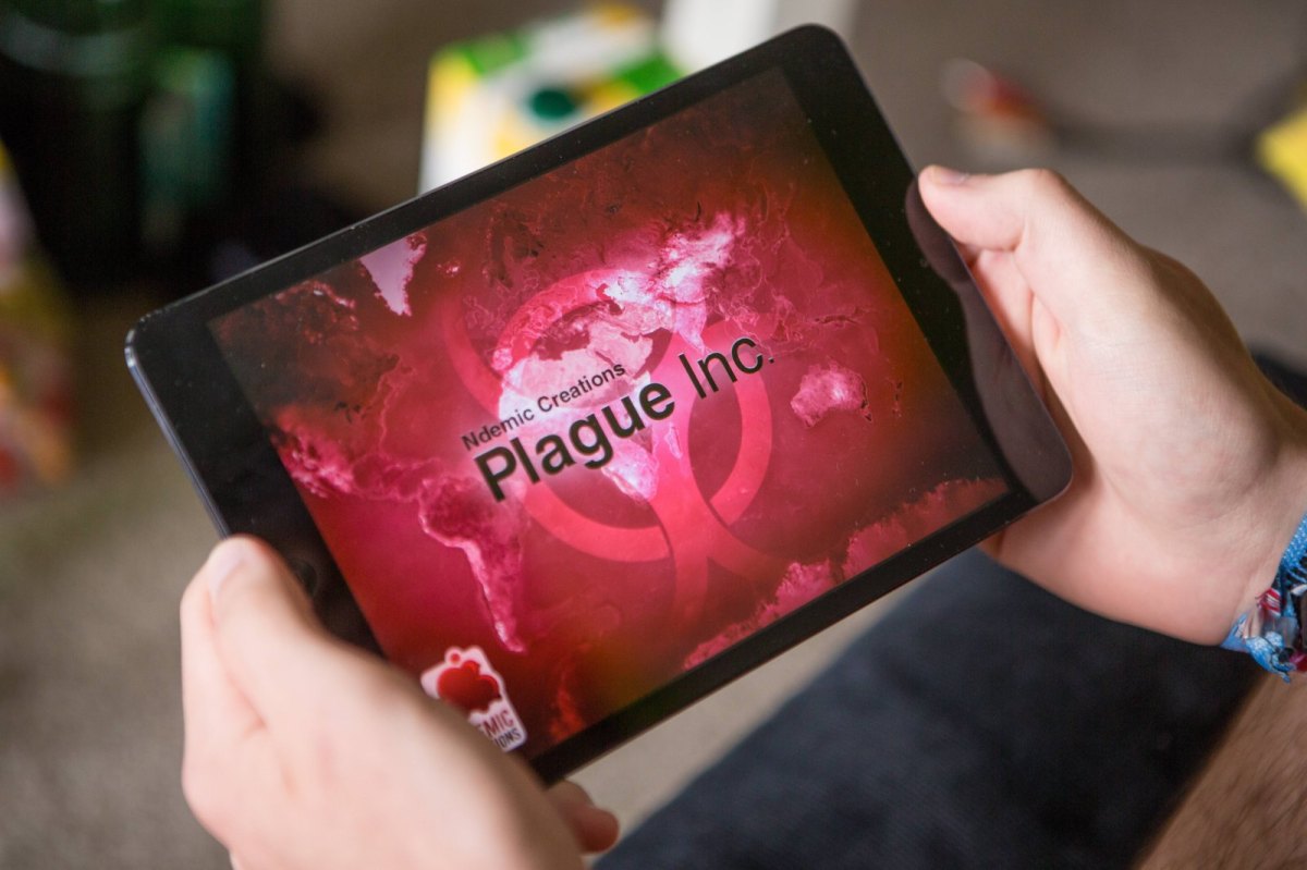 Plague Inc. auf einem iPad.