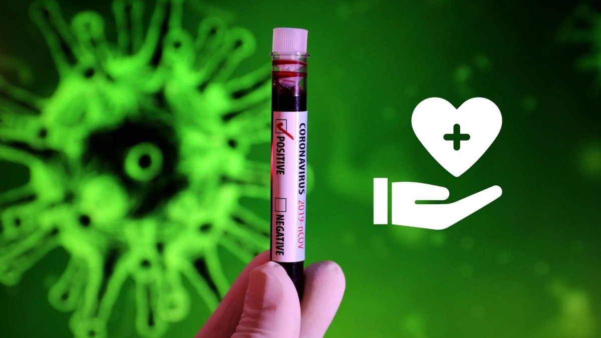 Coronavirus-Test Blutprobe