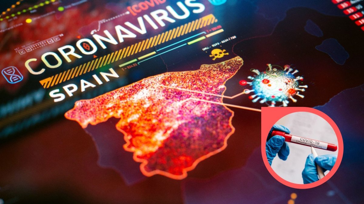 Coronavirus-Karte (Spanien)