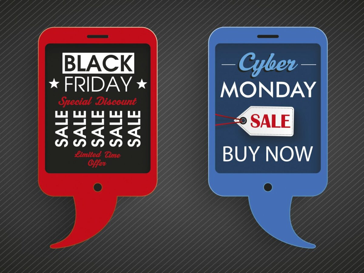 Black Friday- und Cyber Monday-Sale-Logo