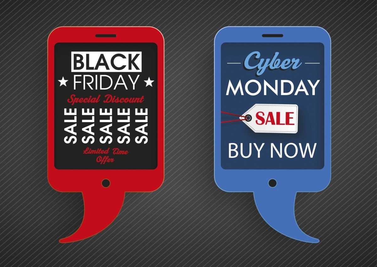 Black Friday- und Cyber Monday-Sale-Logo
