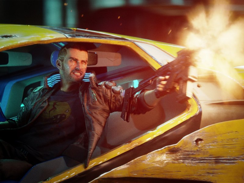 "Cyberpunk 2077" (2020) CGI-Trailer-Screenshot