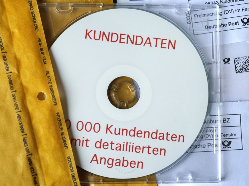 CD mit Kundendaten