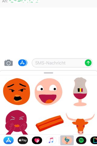 Die App "Declined Emojis: part 1" wendet sich den im Unicode nicht enthaltenen Emojis zu.