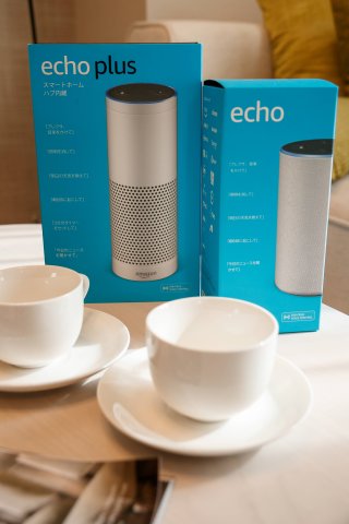 Gemeinsam mit dem Echo der zweiten Generation stellte Amazon ebenfalls den Echo Plus vor. 