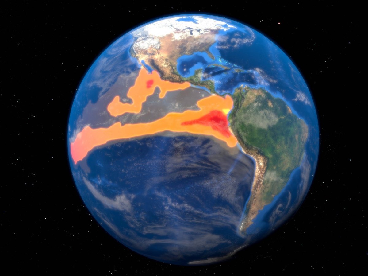 El Niño auf der Erde (Illustration)