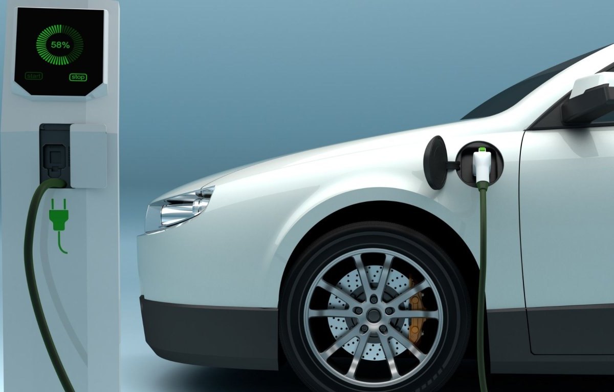 Elektroauto an Ladesäule