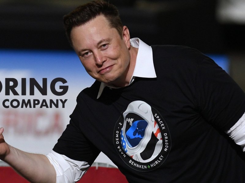 Elon Musk und das Boring Company Logo