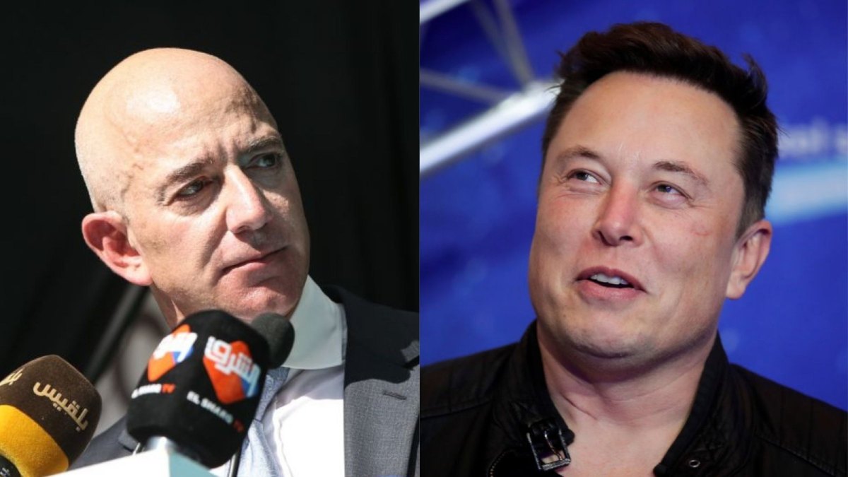 Jeff Bezos und Elon Musk