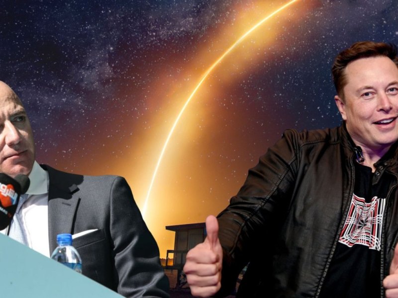 Elon Musk und Jeff Bezos