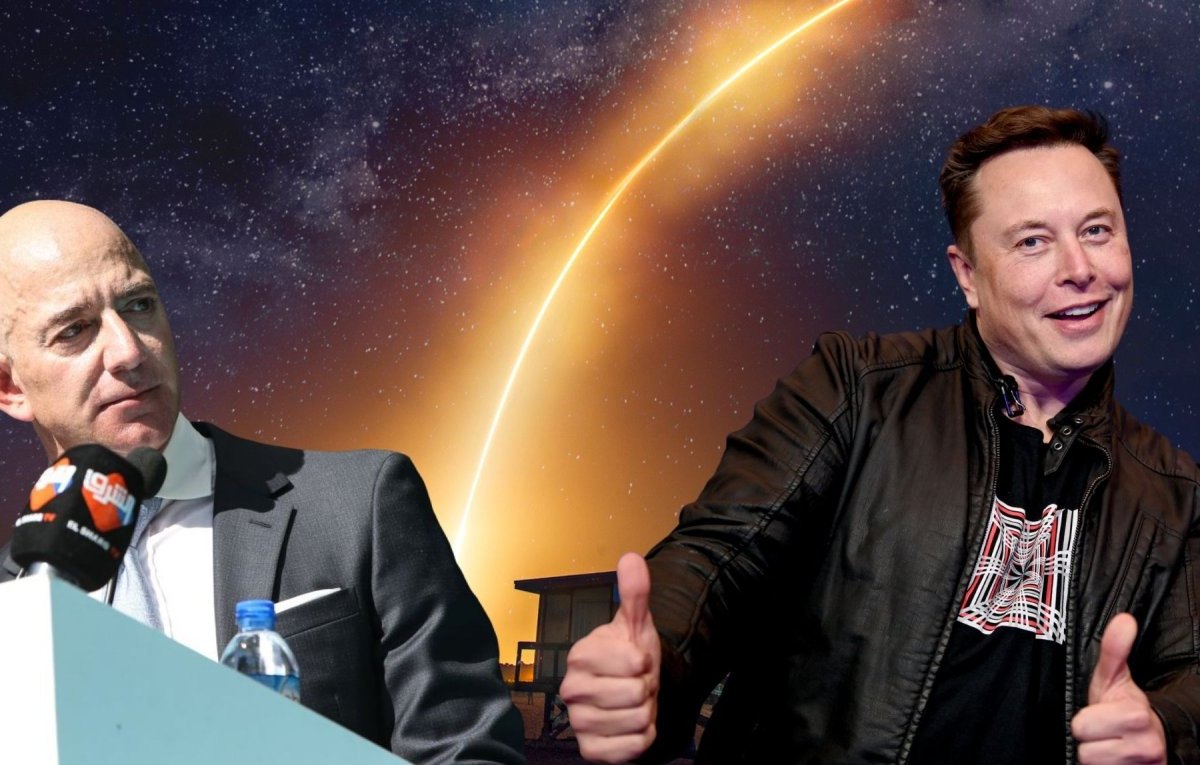 Elon Musk und Jeff Bezos