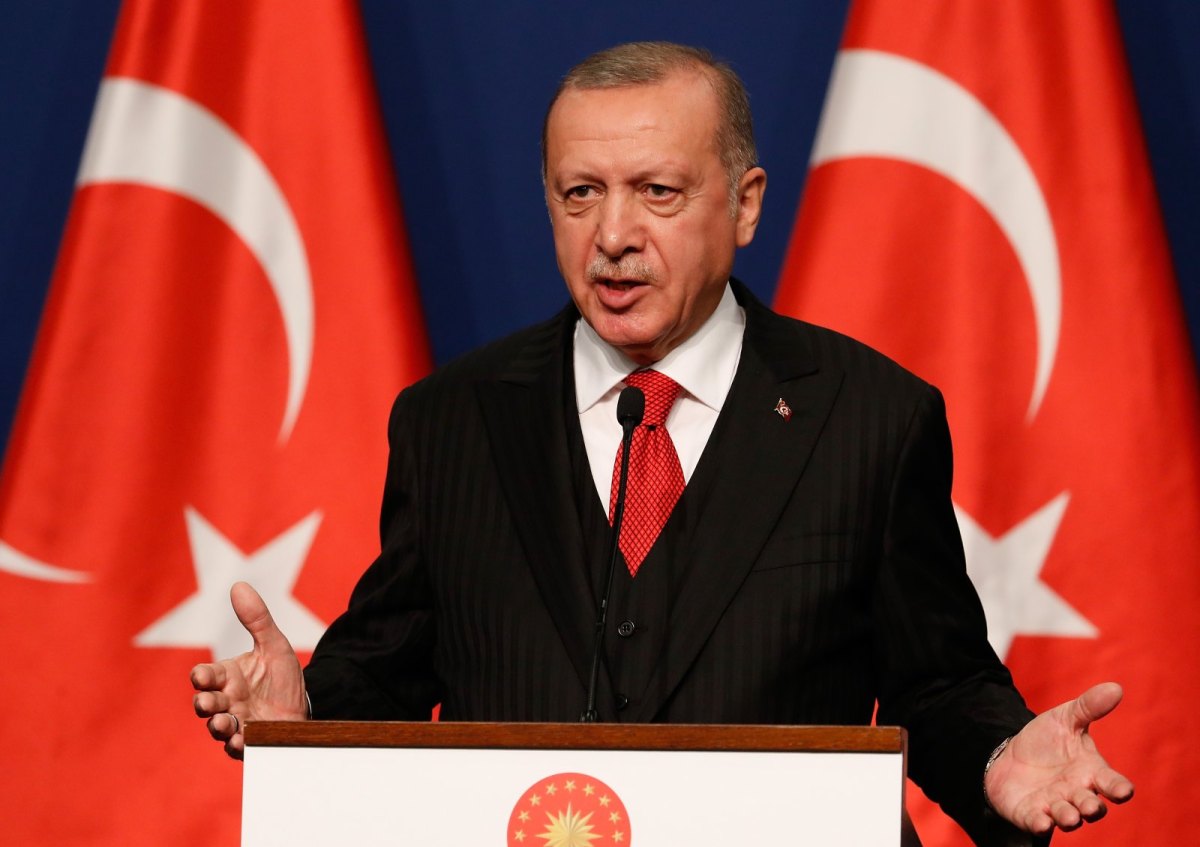 Erdogan spricht.