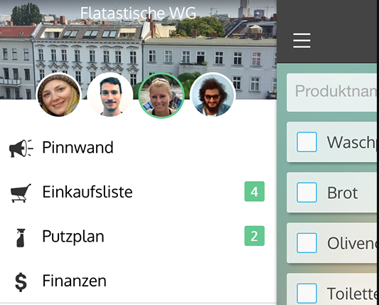 Flatastic ist der Allround-Planer für deine WG.