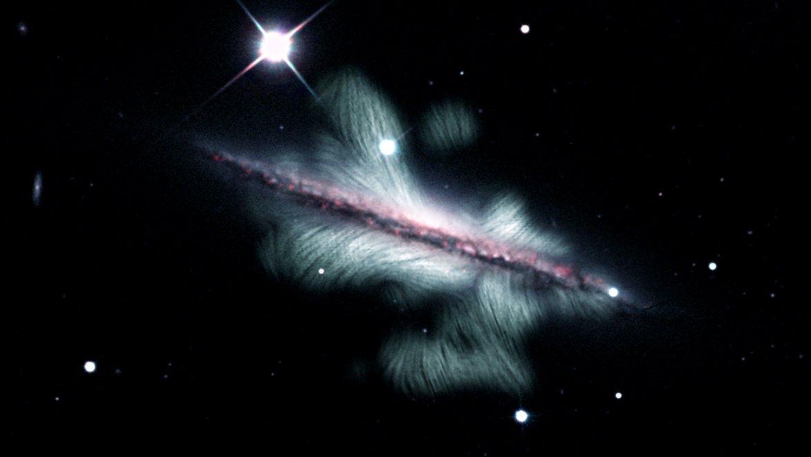 Dieses beeindruckende Bild machten Forschende jetzt von einer Galaxie.
