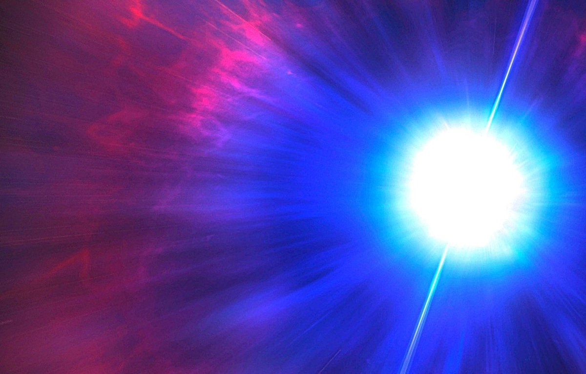 Hypernova mit Gammablitz