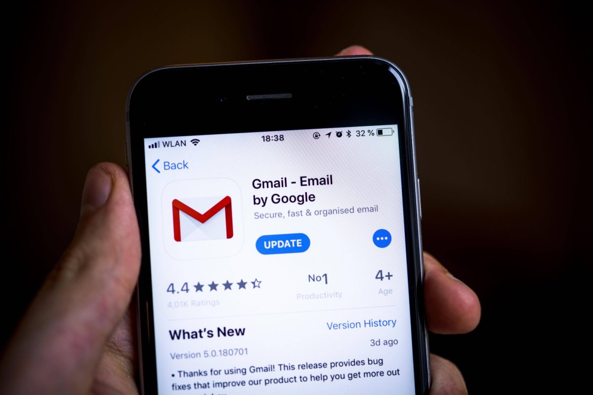 Gmail auf dem Smartphone
