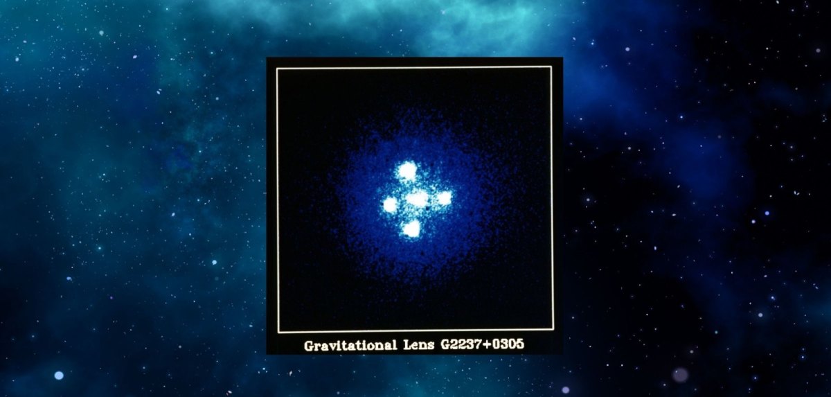 Gravitationslinse (Einsteinkreuz)