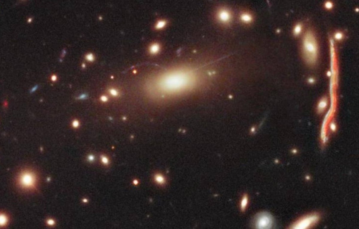 Galaxien durch das Hubble-Teleskop