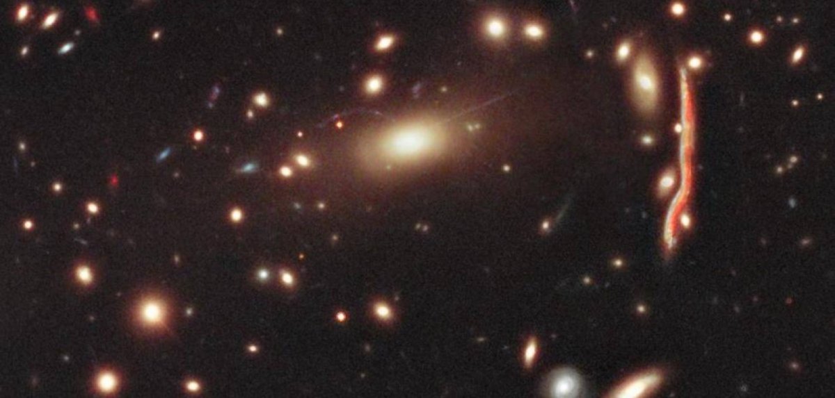 Galaxien durch das Hubble-Teleskop