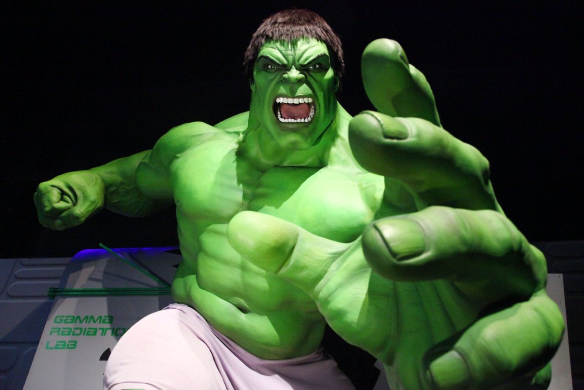 Figur des unglaublichen Hulk