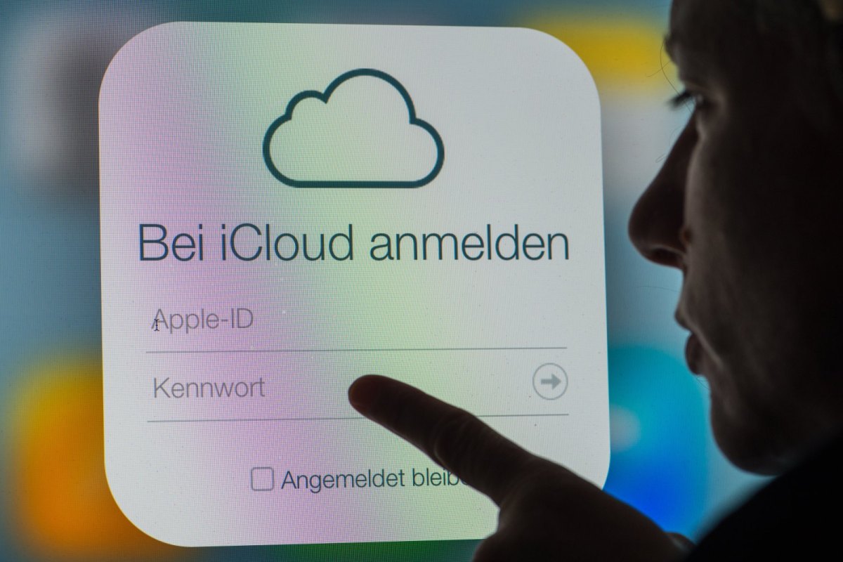 "Bei iCloud anmelden"