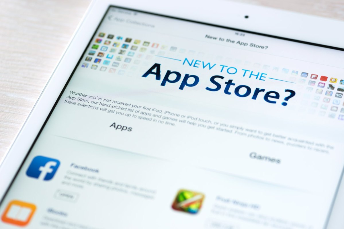 Der App Store auf einem iPad