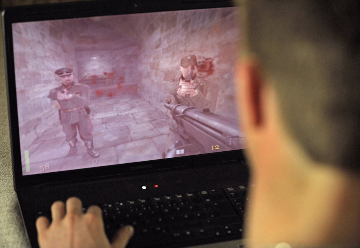 Die Spiele der "Wolfenstein"-Reihe gehören zu den sogenannten Ego-Shootern.