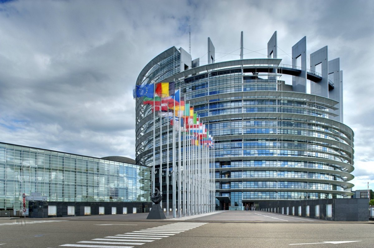 Das EU-Parlamentsgebäude in Straßburg.