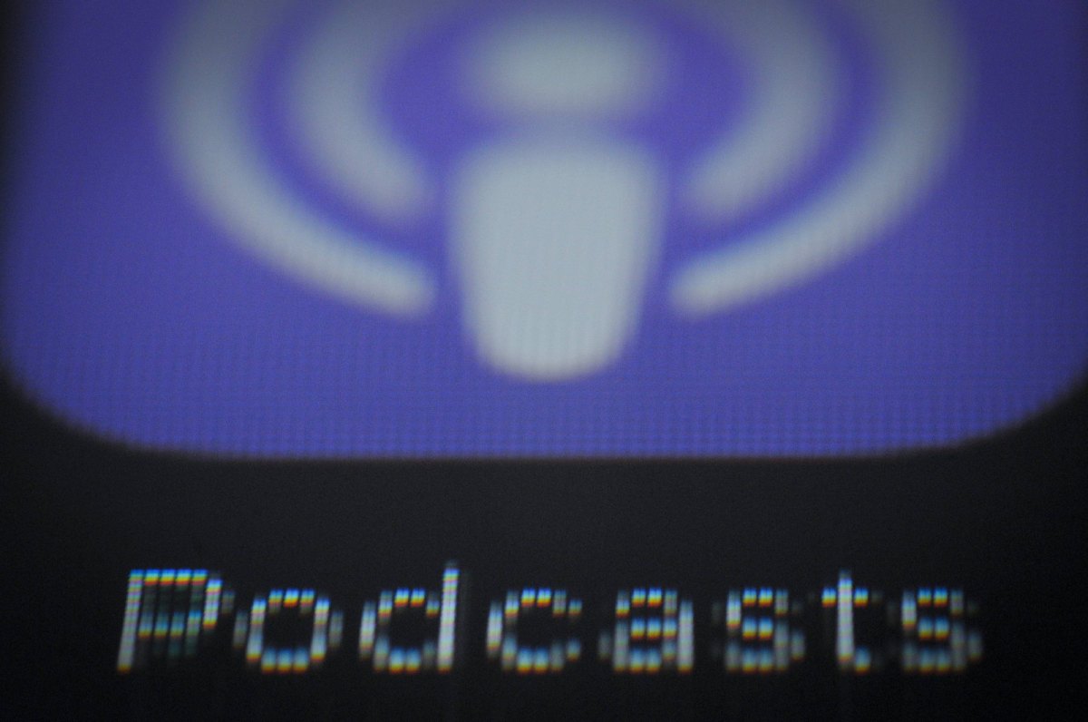 Das Logo der Podcast-App.