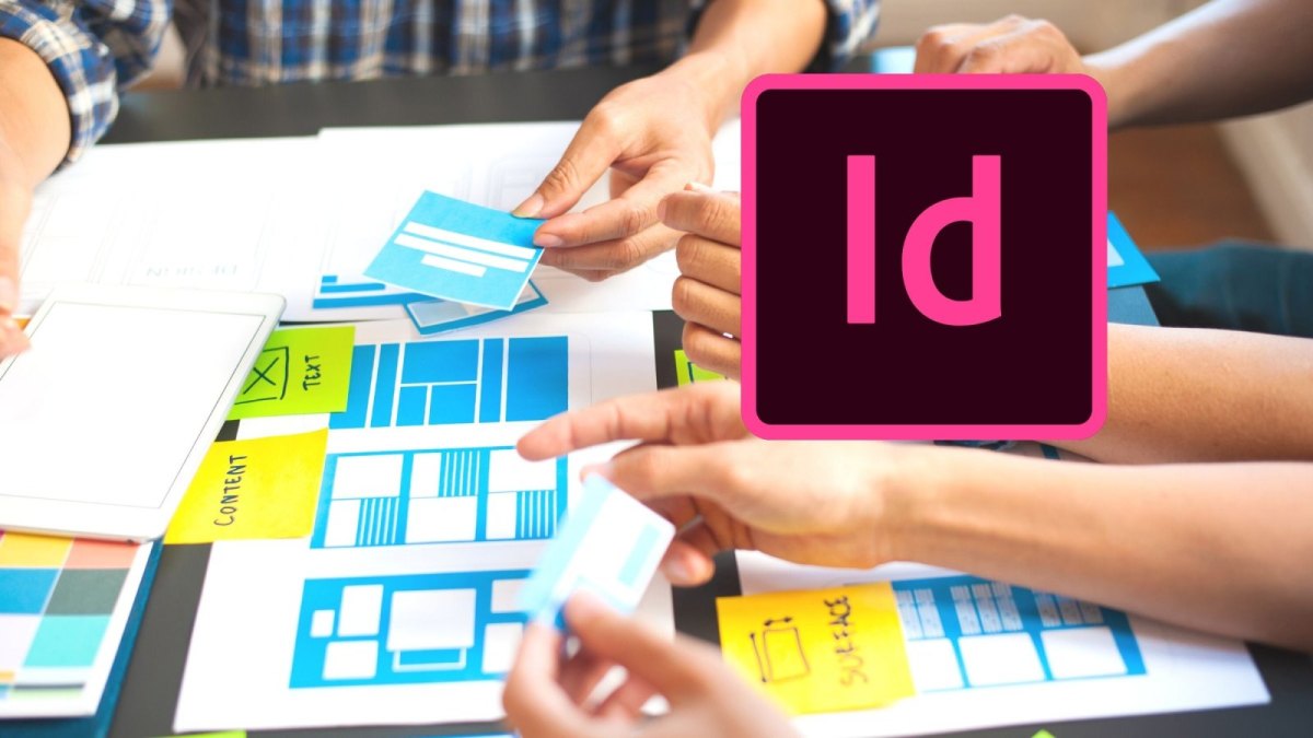 Webseitenplanung und das InDesign-Logo