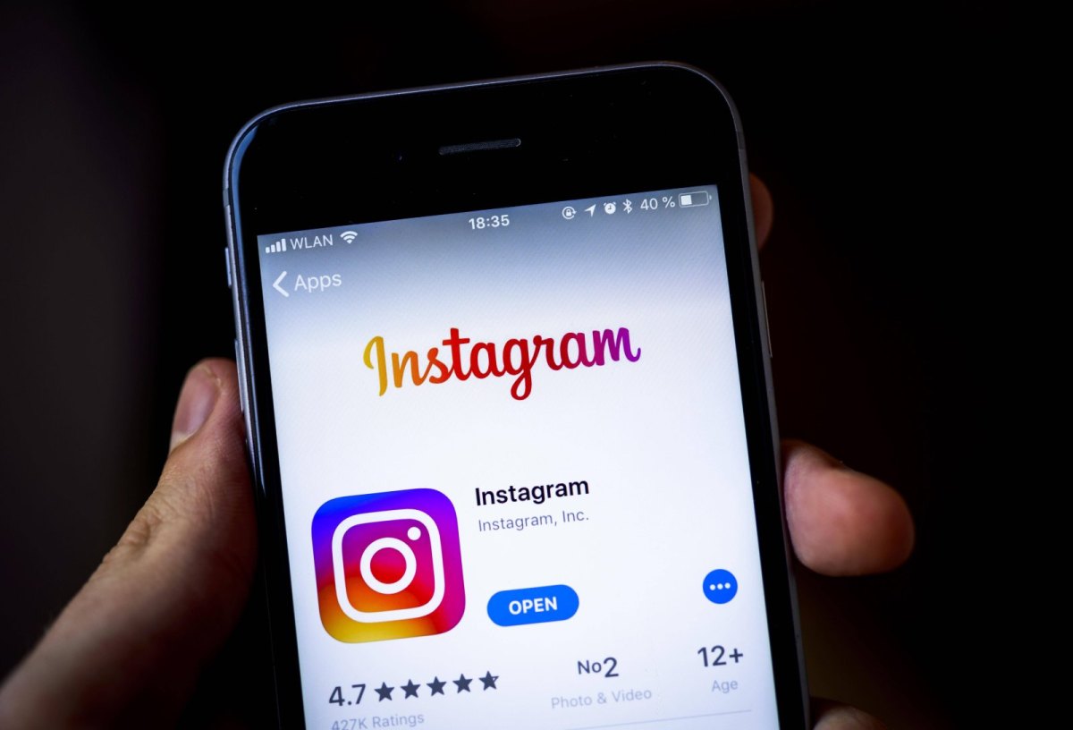 Instagram auf Smartphone