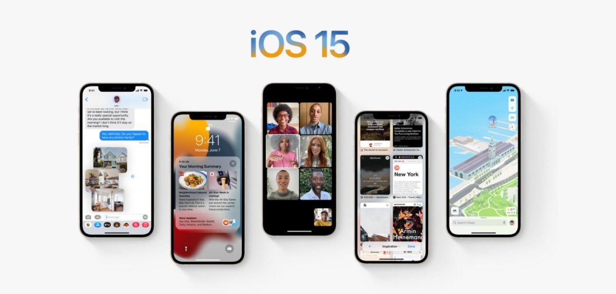 iOS 15 Betriebssystem