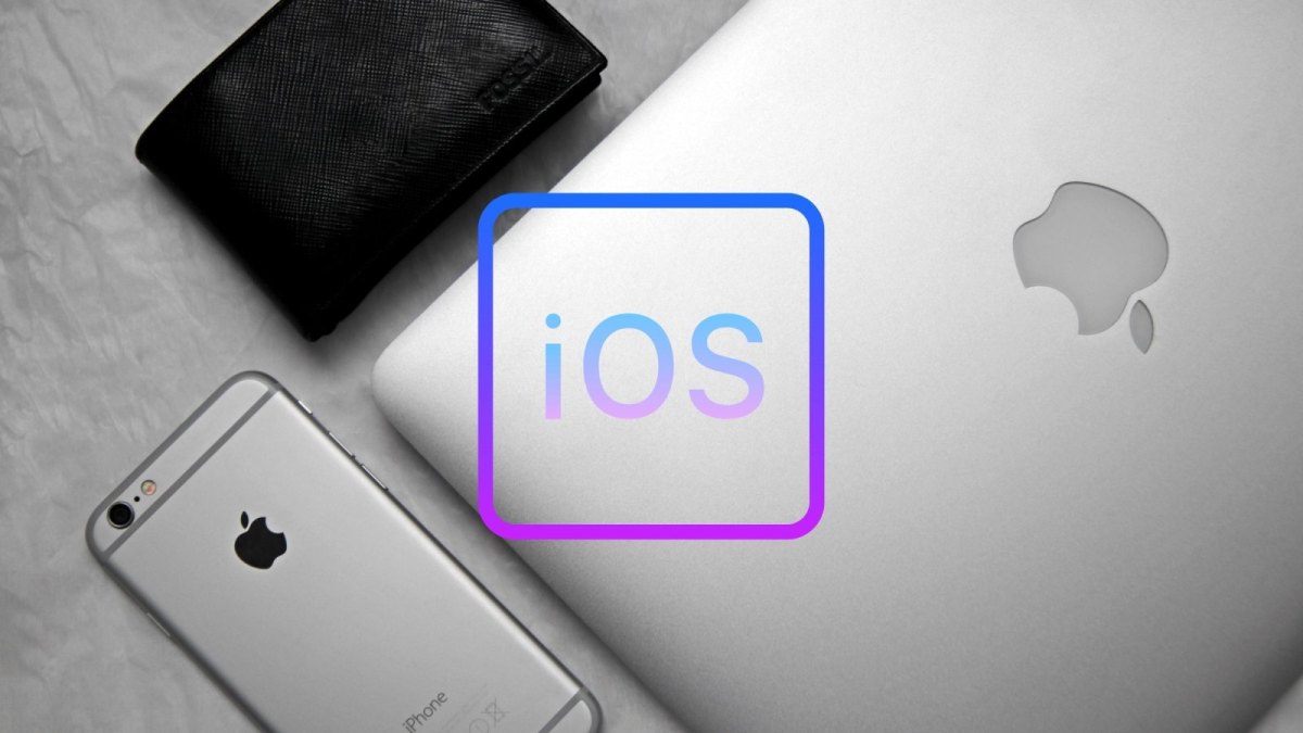 Apple-Produkte mit iOS-Logo