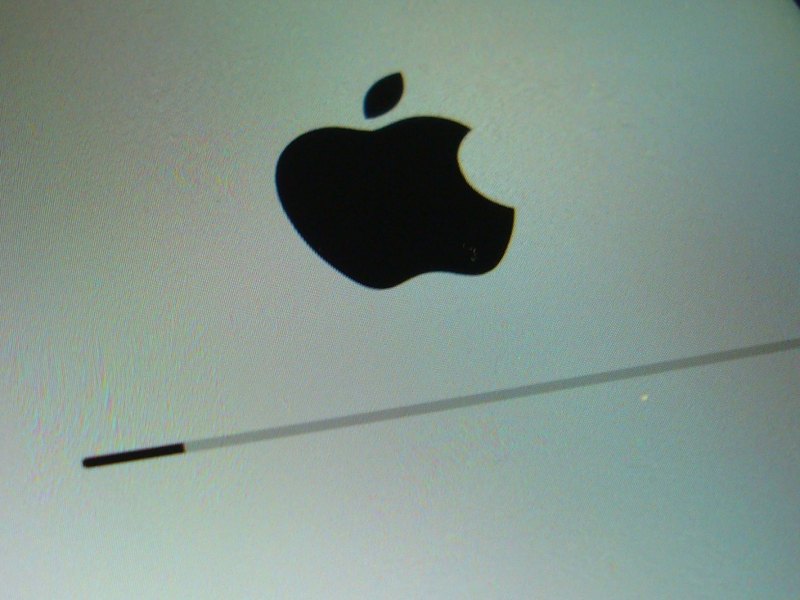 Downloadanzeige für Apples iOS-Betriebssystem