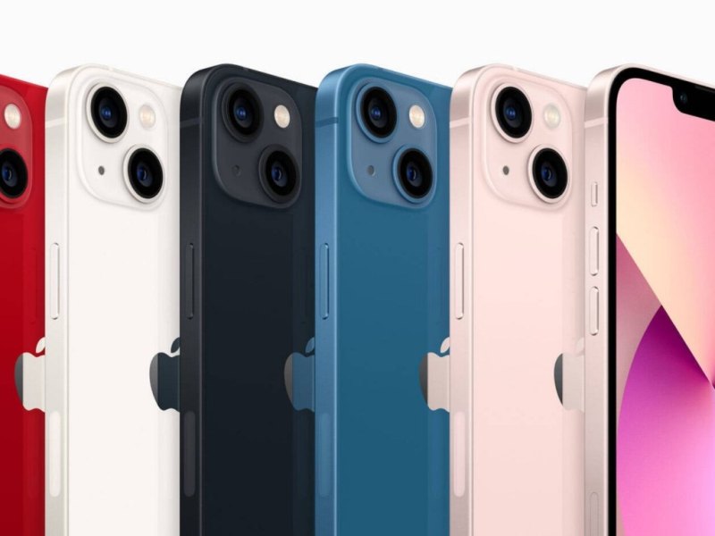 iPhone 13 in unterschiedlichen Farben