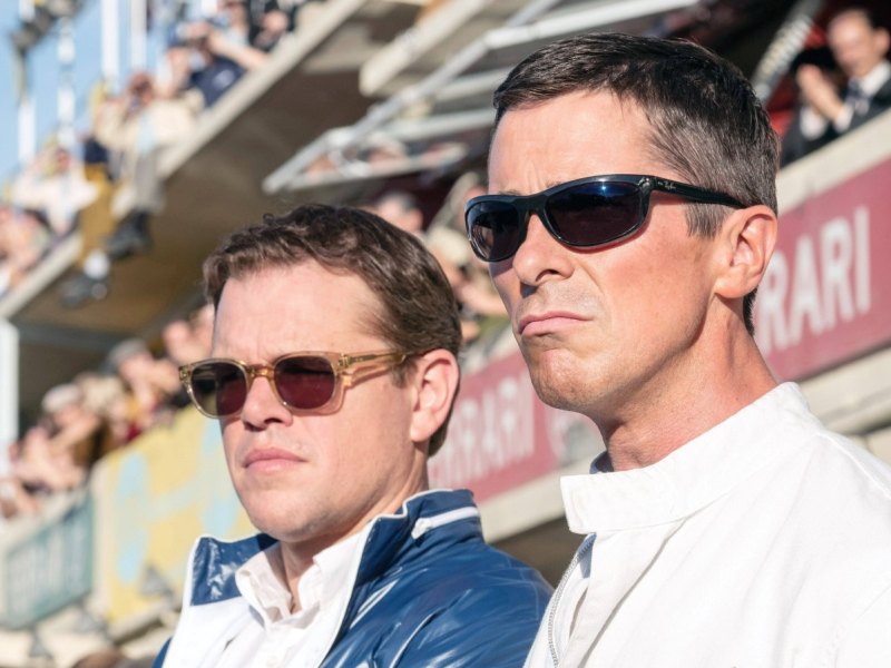 Matt Damon und Christian Bale in Le Mans 66.