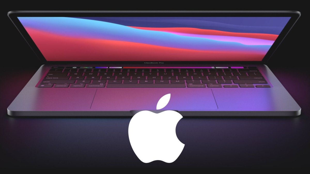 MacBook Pro mit dem Apple-Logo