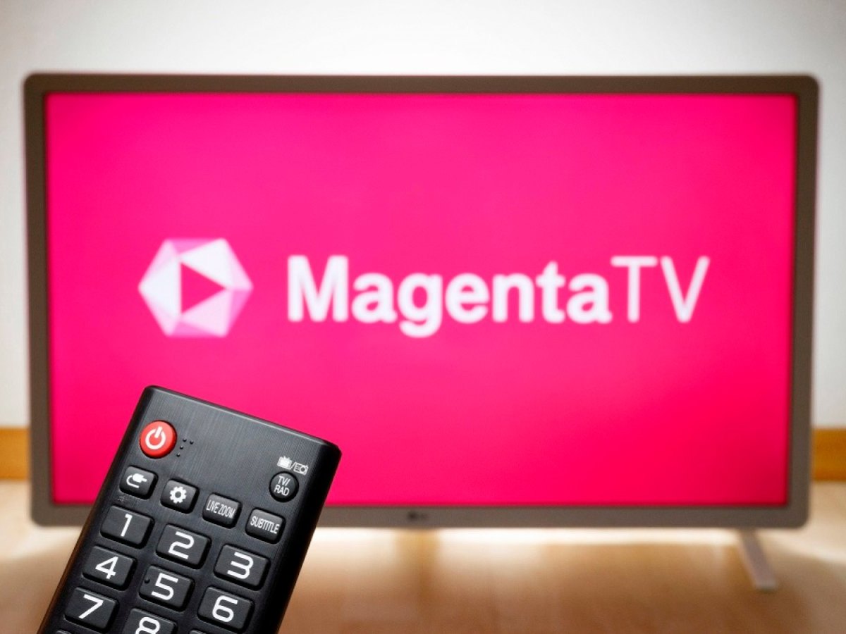 MagentaTV auf dem Fernseher.