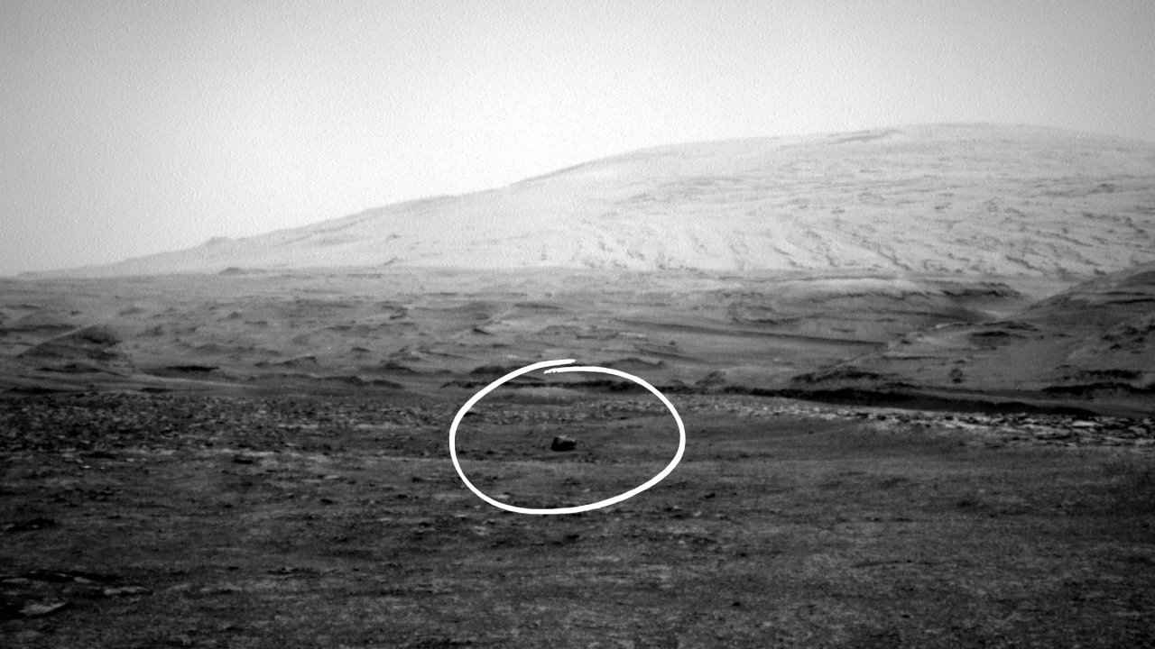 Der Curiosity-Rover der NASA hat ein besonderes Objekt festgehalten.