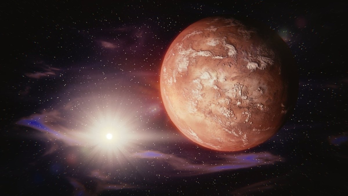 Mars und Sonne
