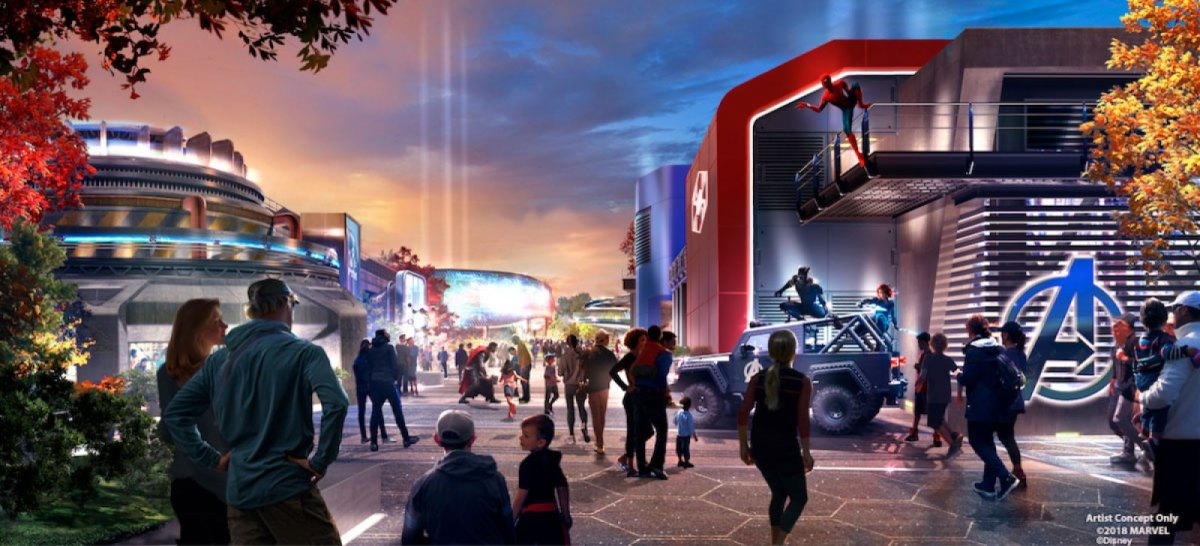 So wird das Marvel-Areal im Disneyland Paris aussehen.